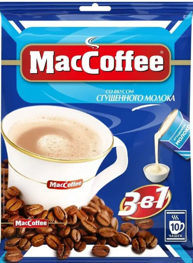 MacCoffee со вкусом сгущенного молока 10шт.