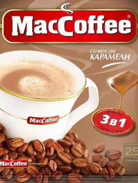 MacCoffee со вкусом карамели 25шт.